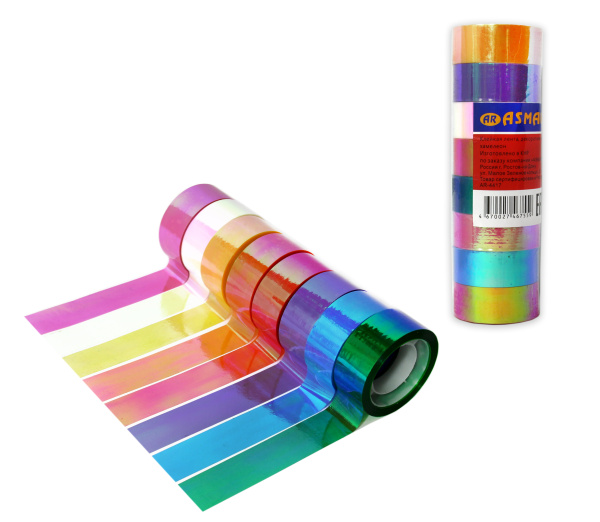 Скотч декоративный хамелион 18 мм х 12 х 45, (8 шт;уп), AR-4417