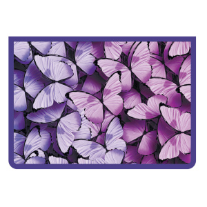 Папка для тетрадей А4 , РОЗОВЫЕ БАБОЧКИ, ПМ-А4-29