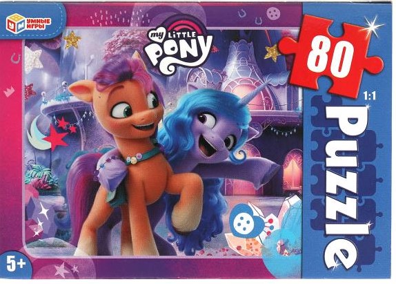 Мой маленький пони. Пазлы классические в коробке. Пазл 80 деталей, 311926
