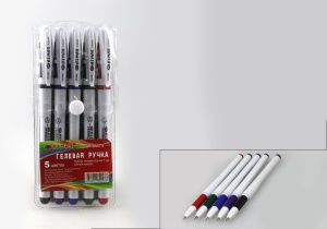 Набор гелевых ручек, ASMAR, 5 цветов, AR-666-5