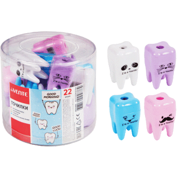 Точилка для карандашей 'deVENTE. Зубик' 1 отверстие, с контейнером, 8031905