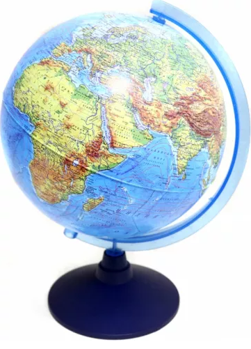 Глобус Земли Физический (250 мм с подсветкой), Ве012500254