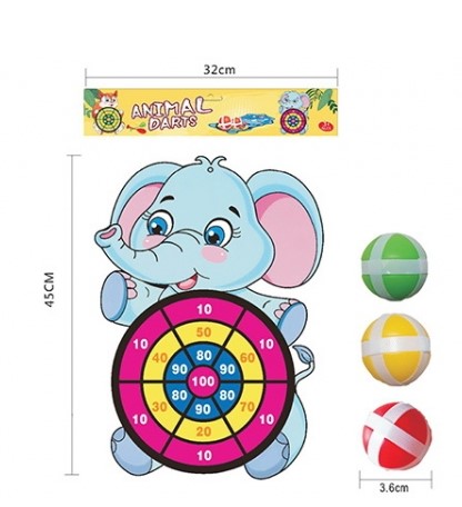 Дартс с липучками, мячики в пак. в кор.B2386775