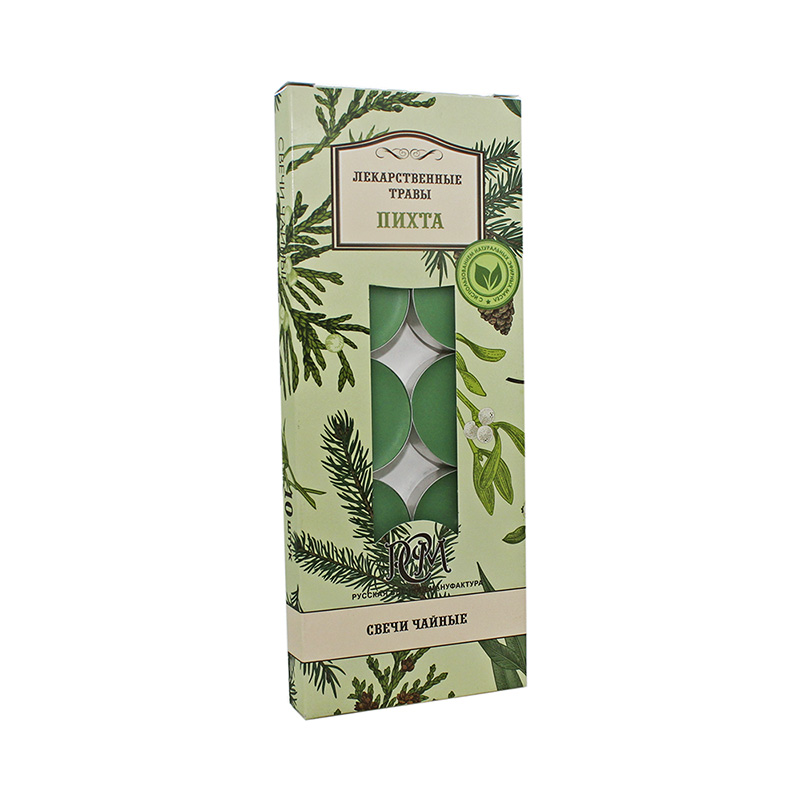Свечи чайные лекарственные травы РСМ Пихта (10 шт;уп), 1301030