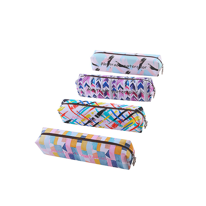 Пенал ABSRACT, 20Х6Х4,5 см, на молнии, полиуретан, 4 дизайна, М-9607