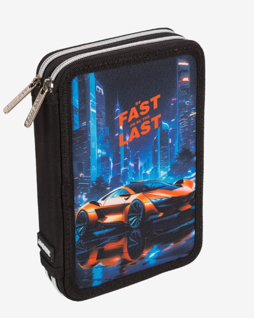 Пенал 'deVENTE. Fast Or Last' 21x14x5,2 см, двухстворчатый прямоугольный, 7012501