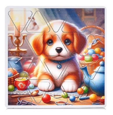 Пазлы малые 'ЩЕНОК', 20х20 см, 4-607-155-19934-2