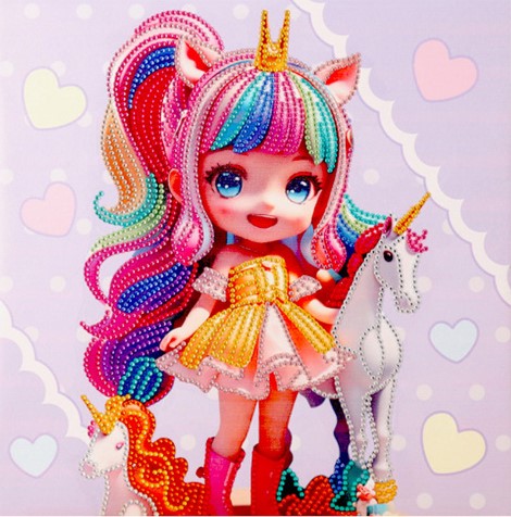 Алмазная мозаика, холст 30х30 см, М-12145