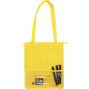 Сумка-шоппер "AWESOME", 36х30 см , цвет жёлтый, СМ-1117