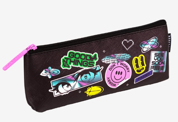 Пенал 'deVENTE Label. Anime Style' 21x8x3,5 см, треугольный для 45 предметов, 7026502