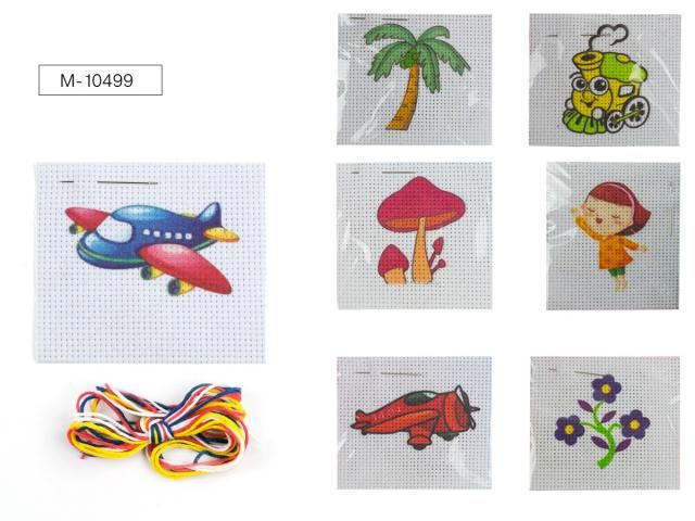 Набор для вышивания крестом 9 х10 см, в ассортименте 20 дизайнов, M-10499