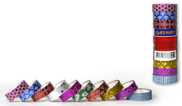 Скотч декоративный 15 мм х 3 х 150 mic, (10 шт;уп), AR-4412