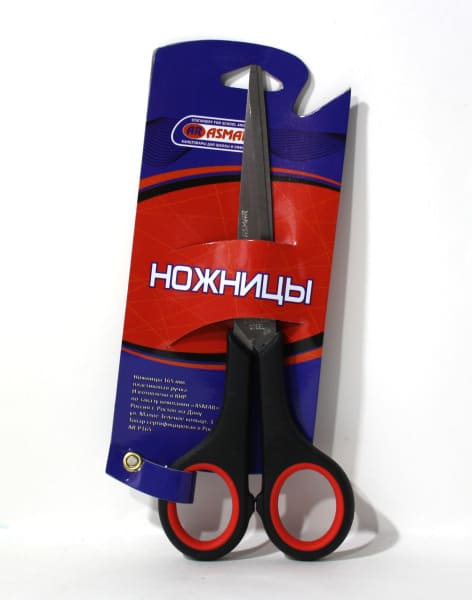 Ножницы 'ASMAR', 16,5 см, цвет черный, AR-P165