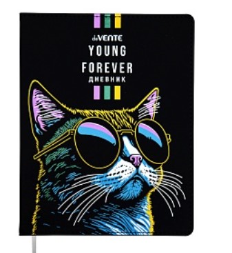 Дневник 'deVENTE. Young Forever' универсальный блок, 48 листов, белая бумага 80 г;м², 2020463