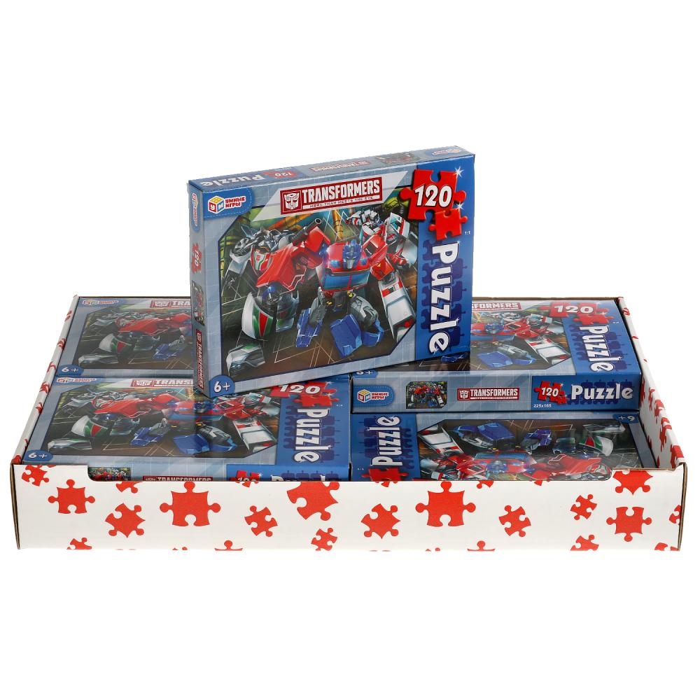 Пазлы классические в коробке. 120 деталей, 'Трансформеры', 311949