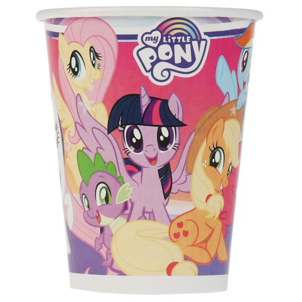 Набор стаканов бумажных , 'My Little Pony', 250 мл , (6 шт;уп), CP-60367-MLP
