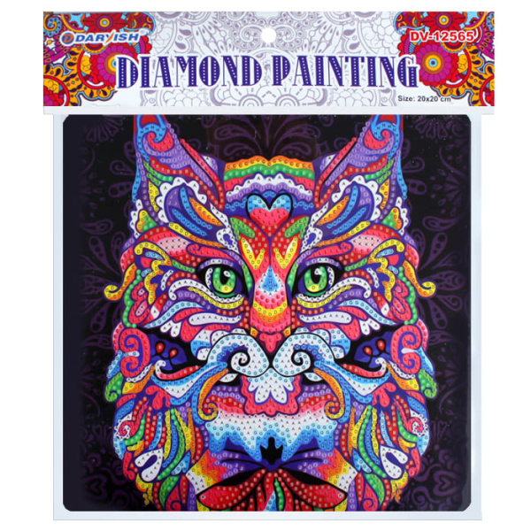 Алмазная мозаика Darvish 20х20 см, ассорти, DV-12565
