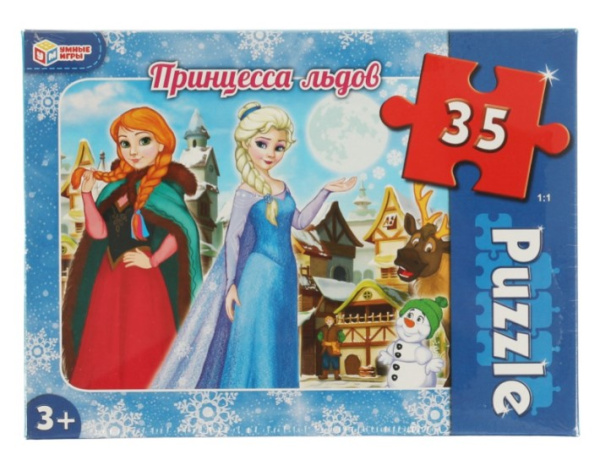 Принцесса льдов. Макси-пазлы  в коробке. Пазл 35 деталей, 317671