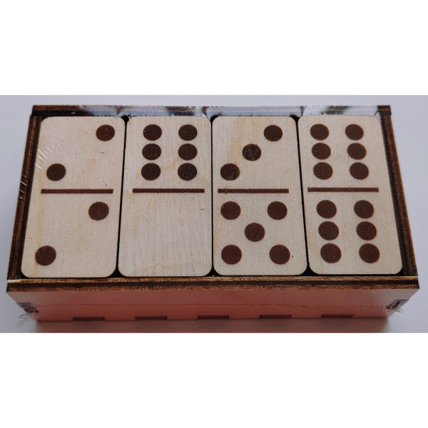 Домино деревянное 'Классическое', 28 элементов, 220000